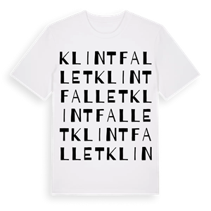 Klintfallet ordlek t-shirt – ekologisk bomull t-shirt från Pinshirt