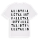 Klintfallet ordlek t-shirt