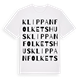 Klippan Folkets hus ordlek t-shirt