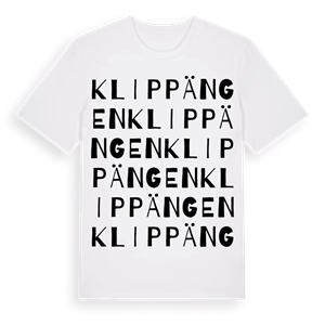 Klippängen ordlek t-shirt – ekologisk bomull t-shirt från Pinshirt