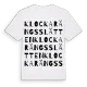 Klockarängsslätten ordlek t-shirt