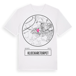 Klockaretorpet t-shirt – ekologisk bomull t-shirt från Pinshirt