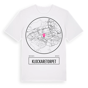 Klockaretorpet t-shirt – ekologisk bomull t-shirt från Pinshirt