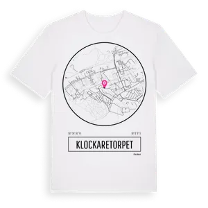 Klockaretorpet t-shirt – ekologisk bomull t-shirt från Pinshirt