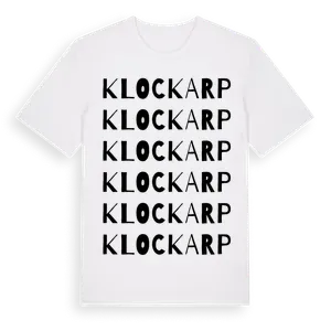 Klockarp ordlek t-shirt – ekologisk bomull t-shirt från Pinshirt