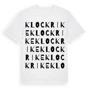 Klockrike ordlek t-shirt – ekologisk bomull t-shirt från Pinshirt