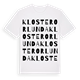Klosterorlunda ordlek t-shirt