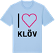 Blue Soul t-shirt med Jag älskar Klöv t-shirt stort tryck