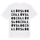 Klövskogen ordlek t-shirt