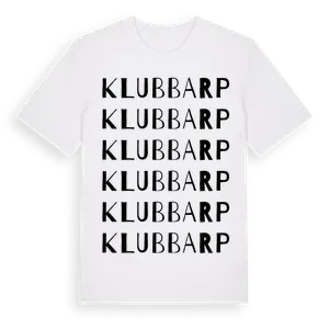 Klubbarp ordlek t-shirt – ekologisk bomull t-shirt från Pinshirt