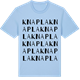 Blue Soul t-shirt med Knapla ordlek t-shirt