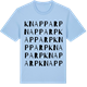 Blue Soul t-shirt med Knapparp ordlek t-shirt