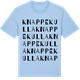 Blue Soul t-shirt med Knappekulla ordlek t-shirt