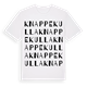 Knappekulla ordlek t-shirt