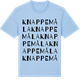 Blue Soul t-shirt med Knappemåla ordlek t-shirt