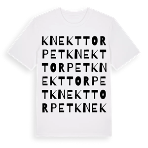 Knekttorpet ordlek t-shirt – ekologisk bomull t-shirt från Pinshirt