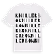 Knillerbo ordlek t-shirt