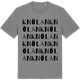 Mid Heather Gray t-shirt med Knölan ordlek t-shirt