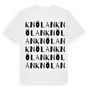 Knölan ordlek t-shirt – ekologisk bomull t-shirt från Pinshirt
