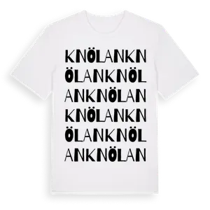Knölan ordlek t-shirt – ekologisk bomull t-shirt från Pinshirt