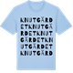 Blue Soul t-shirt med Knutgärdet ordlek t-shirt