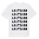 White t-shirt med Knutsbro ordlek t-shirt