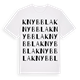 Knybbla ordlek t-shirt