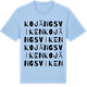 Blue Soul t-shirt med Kojängsviken ordlek t-shirt