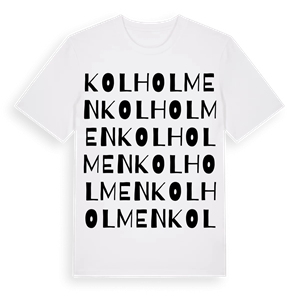 Kolholmen ordlek t-shirt – ekologisk bomull t-shirt från Pinshirt
