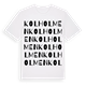 Kolholmen ordlek t-shirt
