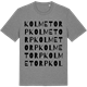 Mid Heather Gray t-shirt med Kolmetorp ordlek t-shirt