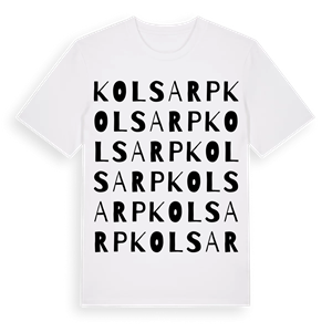 Kolsarp ordlek t-shirt – ekologisk bomull t-shirt från Pinshirt