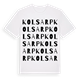 Kolsarp ordlek t-shirt