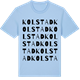 Blue Soul t-shirt med Kolstad ordlek t-shirt