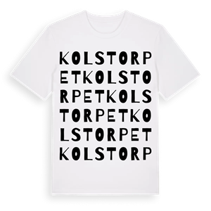 Kolstorpet ordlek t-shirt – ekologisk bomull t-shirt från Pinshirt
