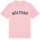 Pink Cotton t-shirt med Költorp böjd t-shirt