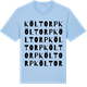 Blue Soul t-shirt med Költorp ordlek t-shirt