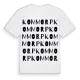 Kommorp ordlek t-shirt