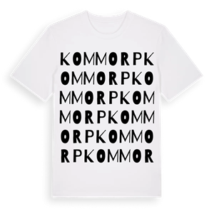 Kommorp ordlek t-shirt – ekologisk bomull t-shirt från Pinshirt