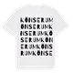 Könserum ordlek t-shirt