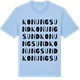 Blue Soul t-shirt med Konungsund ordlek t-shirt