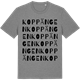Mid Heather Gray t-shirt med Koppängen ordlek t-shirt