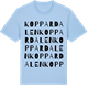 Blue Soul t-shirt med Koppardalen ordlek t-shirt