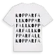 Kopparfall ordlek t-shirt