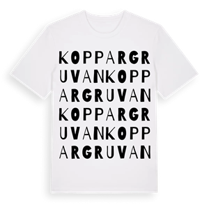 Koppargruvan ordlek t-shirt – ekologisk bomull t-shirt från Pinshirt