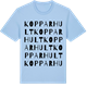 Blue Soul t-shirt med Kopparhult ordlek t-shirt
