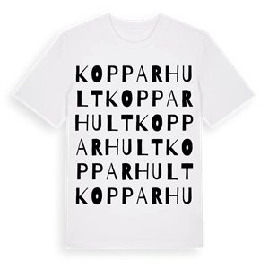Kopparhult ordlek t-shirt – ekologisk bomull t-shirt från Pinshirt