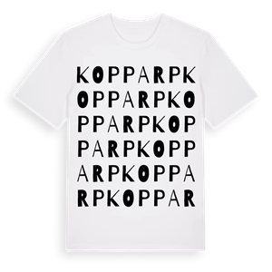 Kopparp ordlek t-shirt – ekologisk bomull t-shirt från Pinshirt