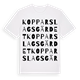 Kopparslagsgärdet ordlek t-shirt