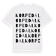 Korpedal ordlek t-shirt